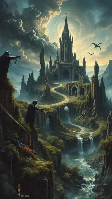 AI generated fantasy world