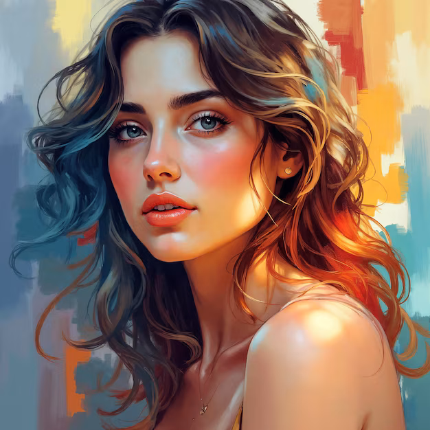 Ethereal fantasy portrait