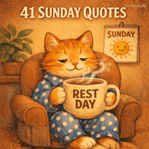 41 Sunday Quotes to Embrace Rest and Renewal | ArtNovaAI
