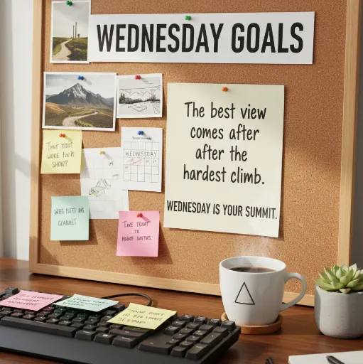 41 Wednesday Quotes to Conquer Hump Day | ArtNovaAI